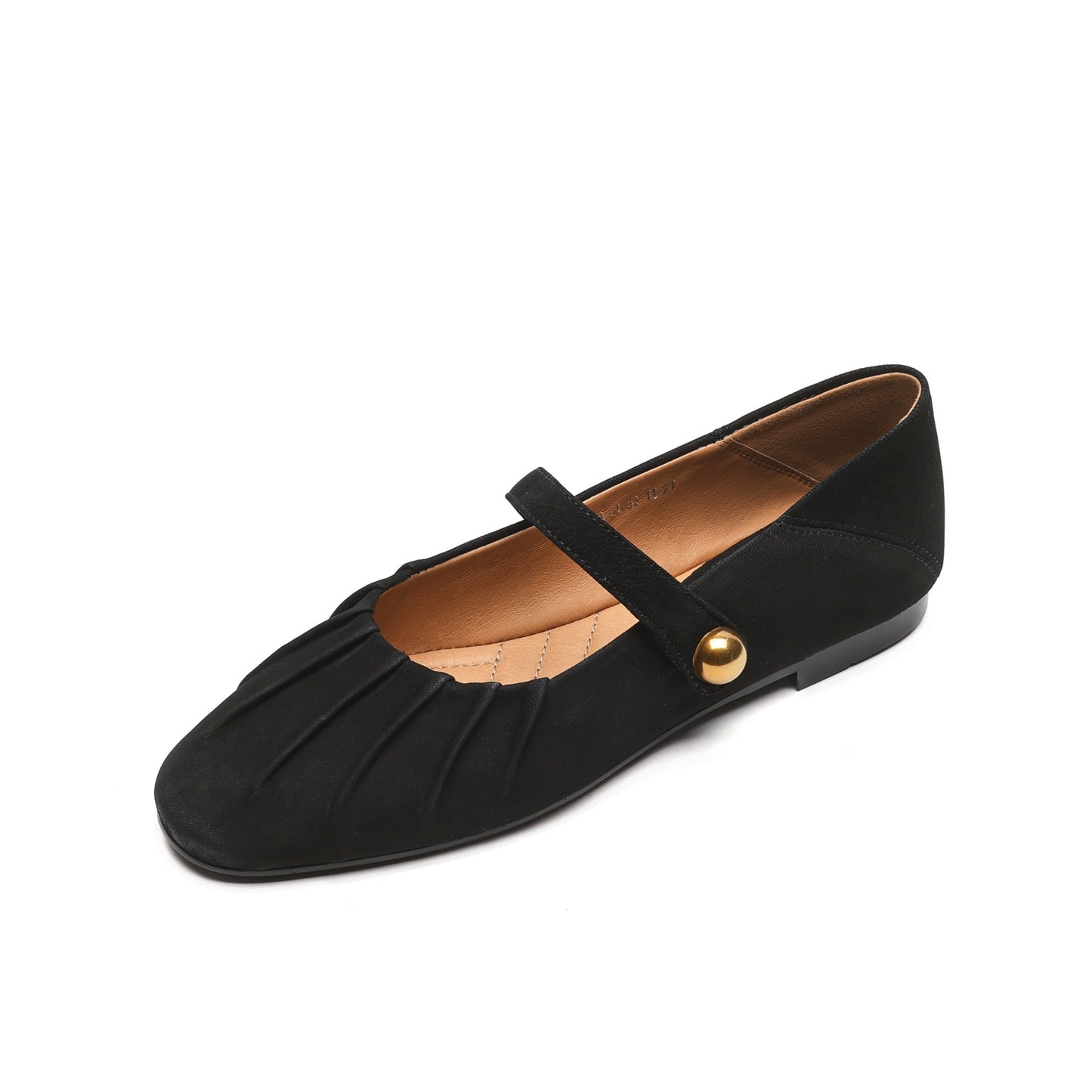 TinaCus Leather Handmade Women's Mary Jane Style Flat Shoes